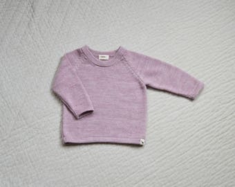 Sweater kids knit jumper in baby alpaca wool sweater pullover kids baby girl pullover alpaca sweater baby girl sweater pink knit jumper