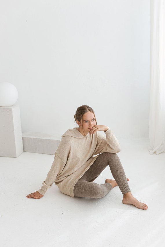 Alpaca Wool Leggings for Woman in 100% Baby Alpaca -  Canada