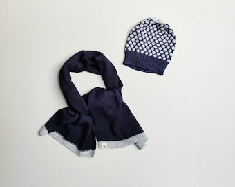 Hat and scarf set for kids