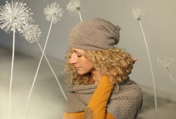 Slouchy Woman Taupe Hat 100%  display picture 1