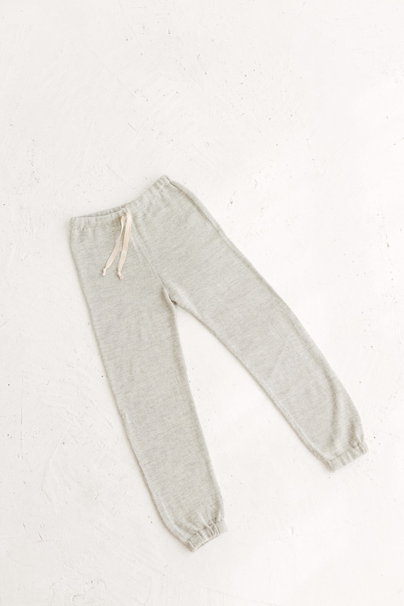Alpaca Joggers in 100% Baby Alpaca Wool Jogging Trousers Gray Relaxed Jogger  Pants Soft Wool Sweatpants in Black Blue Neutral Brown Colors 