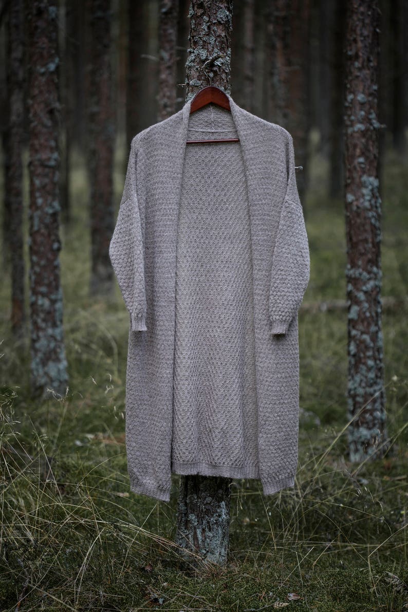 Knit cardigan in 100/% baby alpaca wool for woman blue cardigan knit brown cardigan grey white pink woman alpaca sweater knit brown cardigan