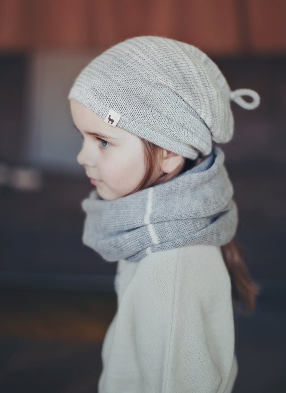 Baby knit hat Unisex Heather gray Baby knit hat Unisex Heather gray