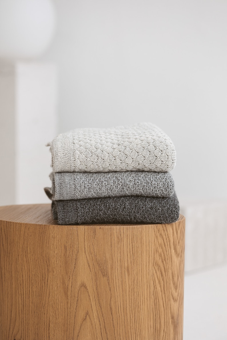 Baby Alpaca Blanket - Creme