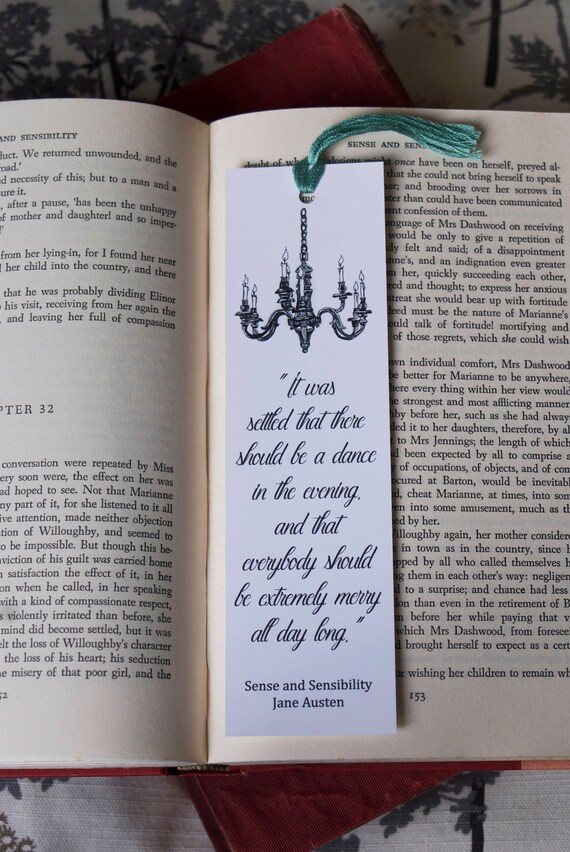 Signet Sens Et Sensibilite Jane Austen Citation Etsy Signet Sens Et Sensibilite Jane Austen Citation Etsy