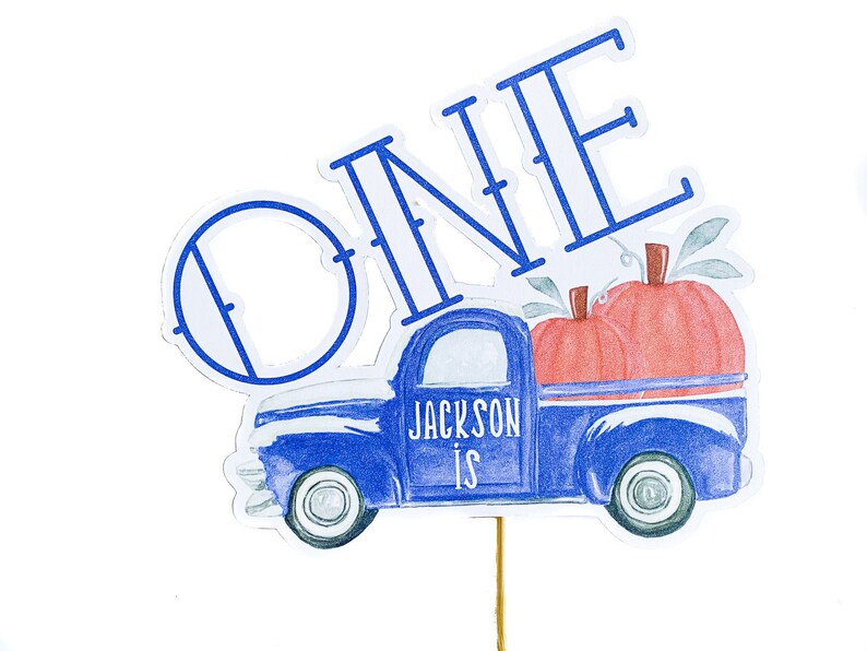 Blue Truck Birthday Party Supplies Blue Truck Party Decorations Blue Truck Cake Topper Blue Truck Birthday Party Blue Truck Cake Topper