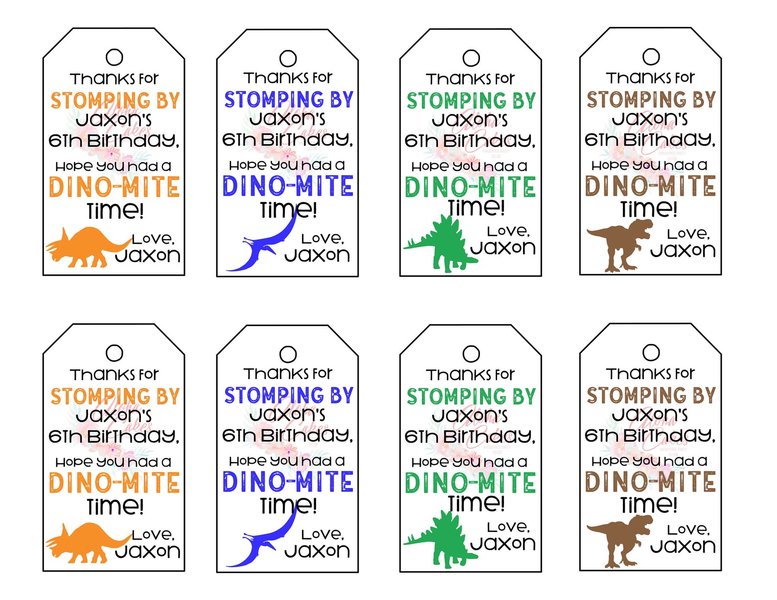 thanks-for-stomping-by-personalized-dinosaur-thank-you-tags-etsy