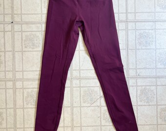 Red leggings size small 4-6