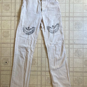 30X34” 90s Buckleback Canvas Pants. Rancher/Cowboy/Faded/Hand-Stamped