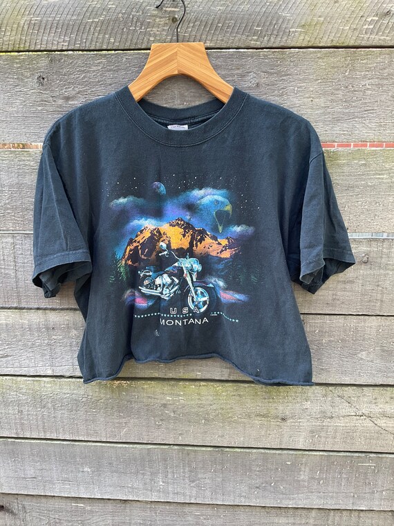 Cropped vintage t Gem