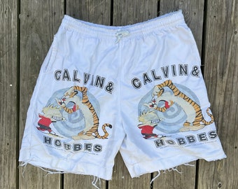Calvin and Hobbes Cotton Shorts