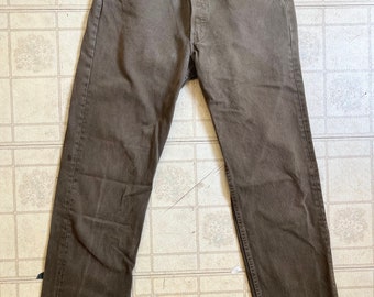 29” Waist Vintage 501 Green Levi’s Jeans