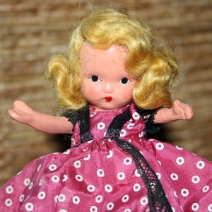 NASB Nancy Ann Storybook Pudgy Tummy, Jointed Blonde #58 Western Miss, American Girl Series