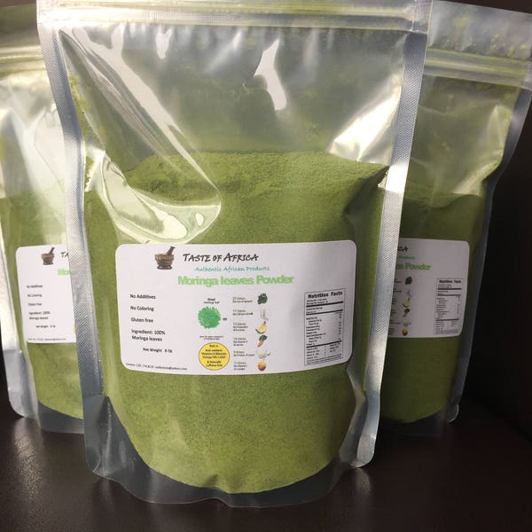 Moringa Leaves Powder Raw  8 oz