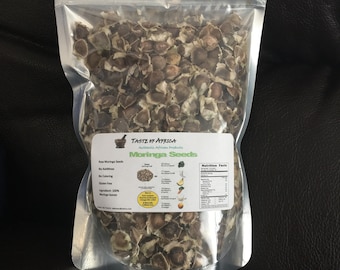 Semillas de Moringa 8 oz promedio de 800 a 1000 semillas