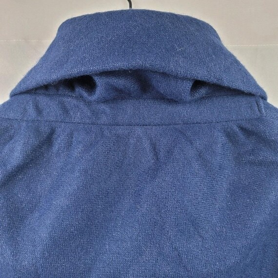 NWT Soft toggle button Blue Colorblock fringe pon… - image 5