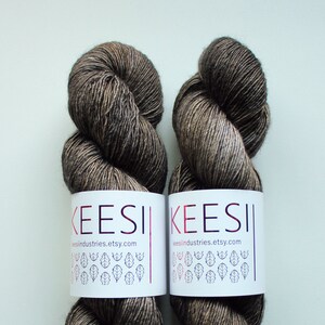 Silky merino single Double espresso 100g