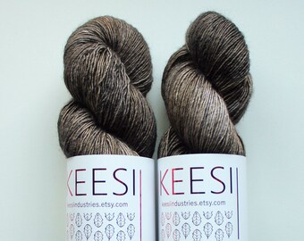 Silky merino single Double espresso 100g
