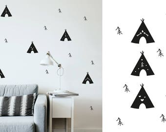 Vinilo decorativo - Tiendas Tipi habitación infantil