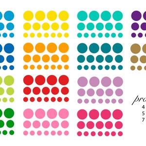 Stickers for your bicycle rainbow dots image 2