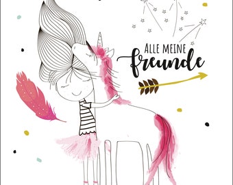 Freundschaftsbuch - Alle Meine Freunde