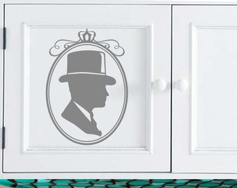 Tatuaje de muebles - cabeza - Monsieur