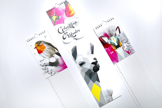 Geburtstagskalender - MONKIMIA - Design NEU