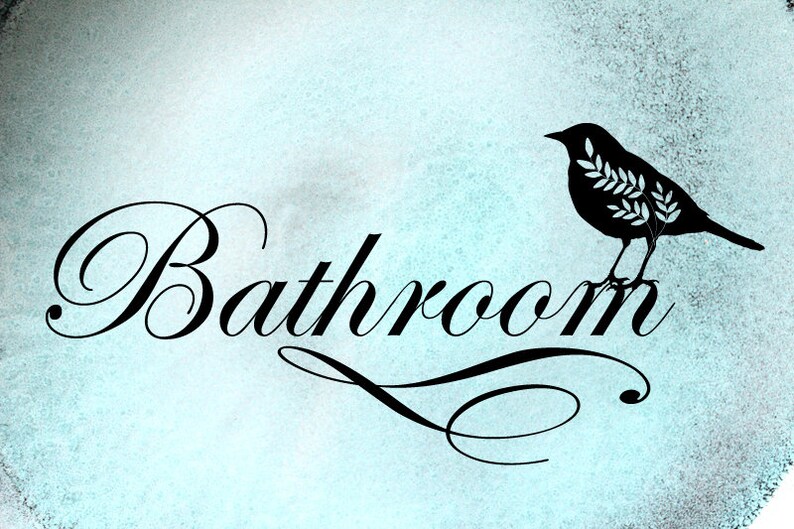 Wall decal bathroom image 2