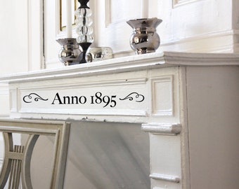wall decal - Anno - shabby chic