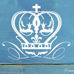 wall decal furniture sticker Crown image 1