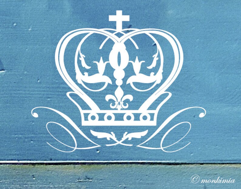 wall decal furniture sticker Crown image 1