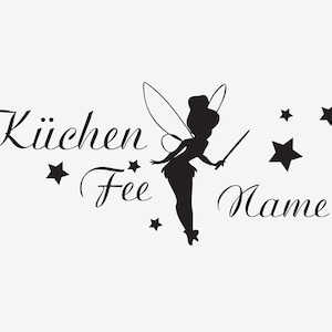 Wall Decal Kitchen Fairy with Name image 1