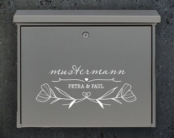 Mailbox stickers - name stickers