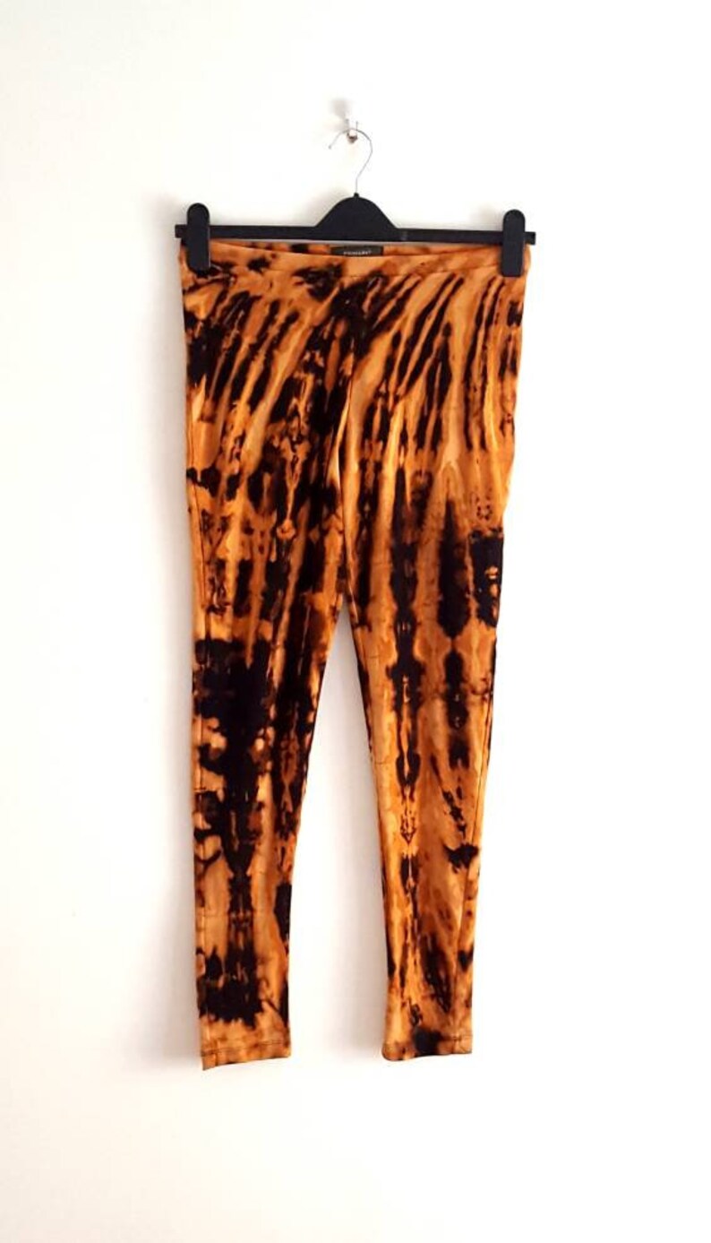 Bleach Dye Leggings Grunge Clothing Plus Size Festival Fashion Etsy