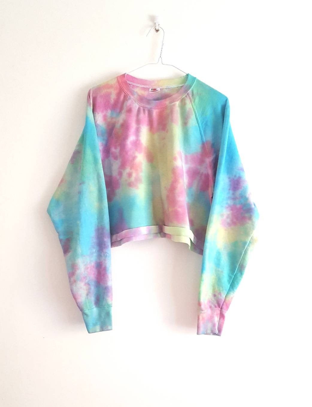 tie dye sweater pastel