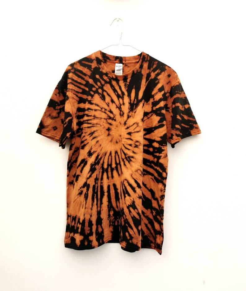 Bleach Dye T Shirt Unisex Tie Dye Festival Top Hippie Shirt - Etsy