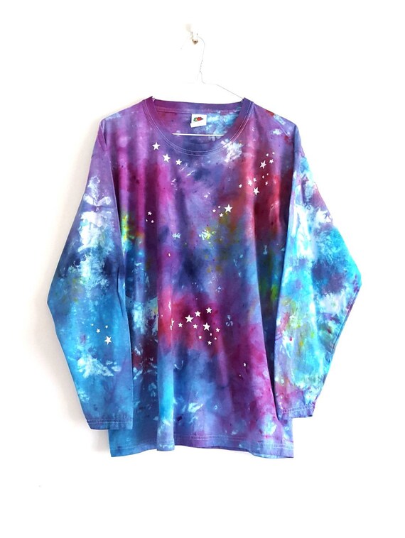 T Shirt Tie Dye Top 90s Grunge Clothing 