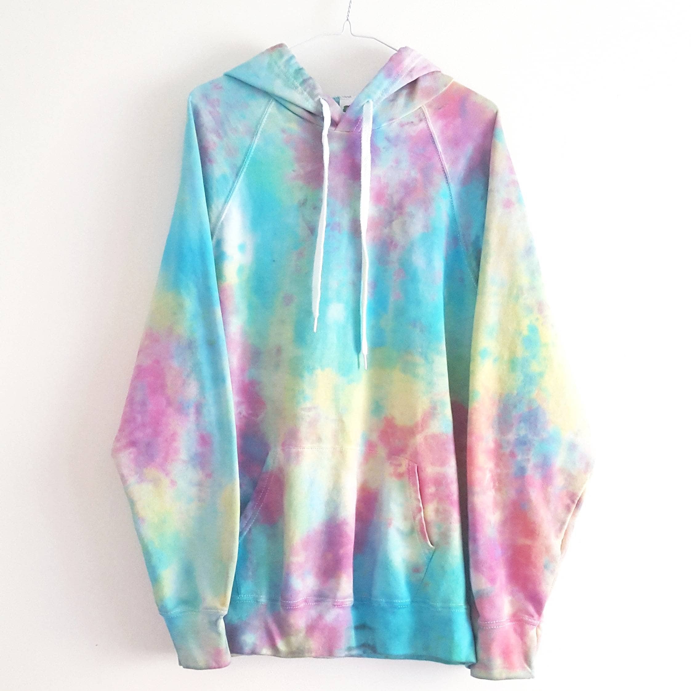 Hoodie Pastel Tie Dye Hoody Unisex Festival Fashion 90s Grunge Etsy
