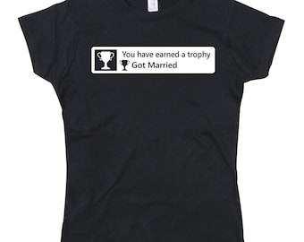 Ladies, Trophy, PSN, T-shirt, Got Married,