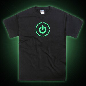Power Symbol Eblem Icon Glow in the Dark Tshirt
