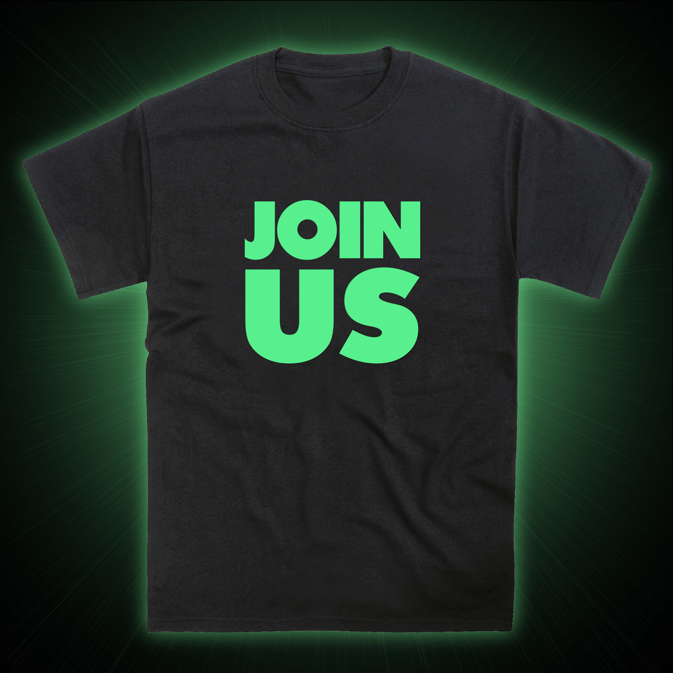 Image of Join Us Glow in The Dark Logo Tshirt