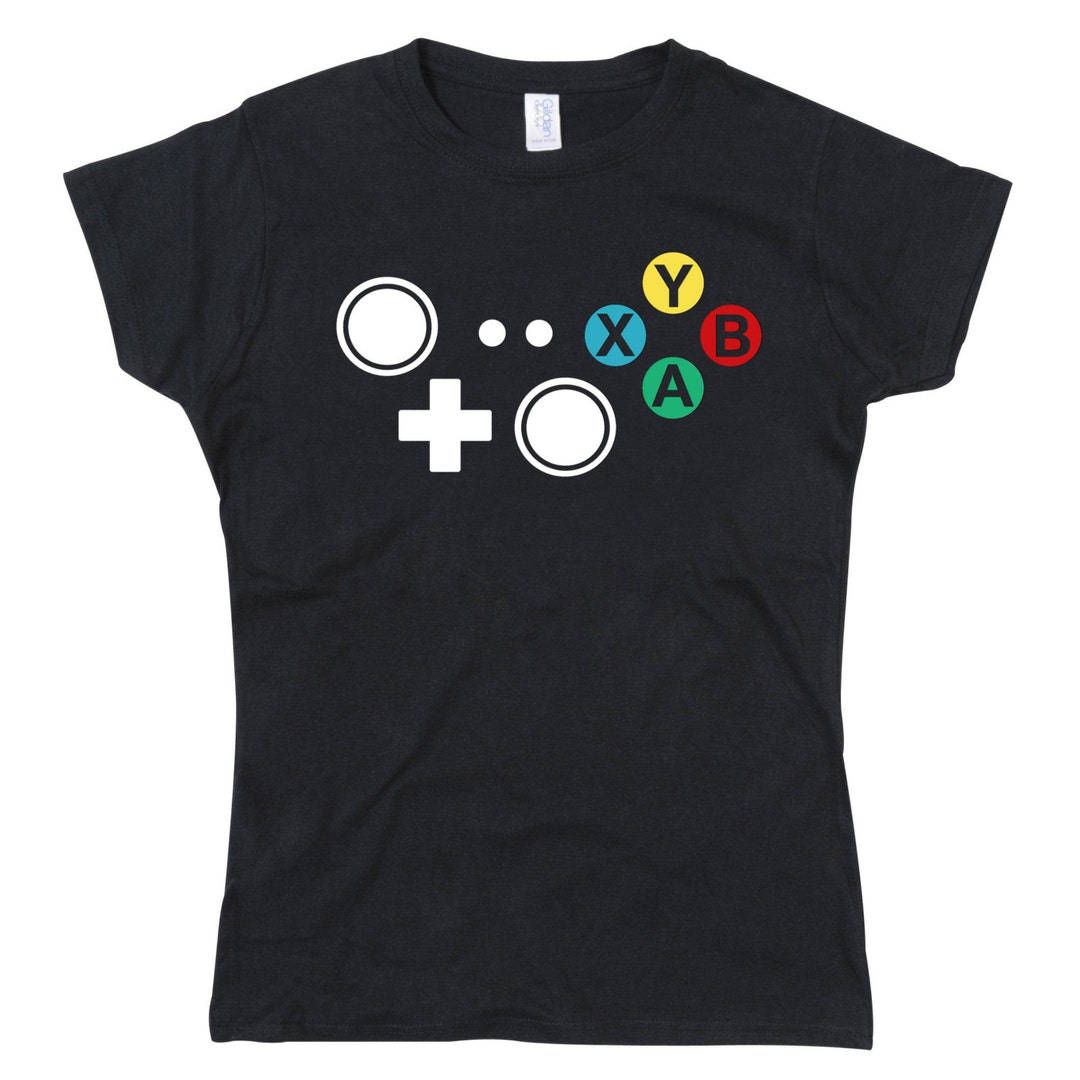 レディース Xbox コントローラー ジョイパッド ボタン Tシャツ - Etsy 日本