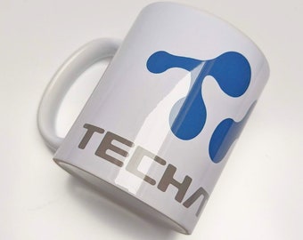 Techmoan Walkman Parody Logo Ceramic Tea Coffee Mug (325ml)