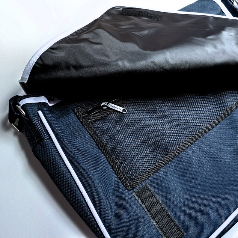 Techmoan Clock Techmoan Nixie Clock Logo Navy Blue Messenger Shoulder Bag - Etsy