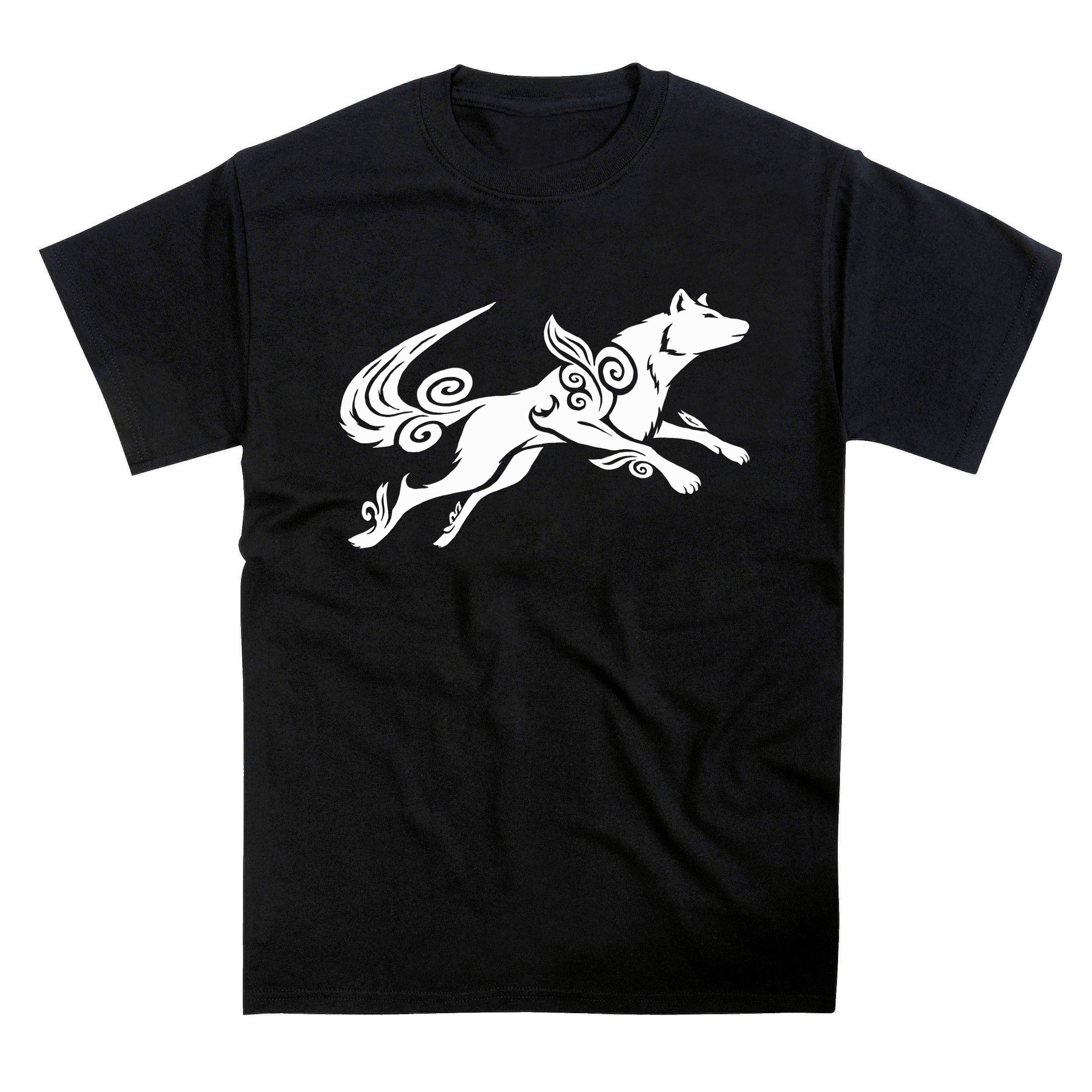Image of Okami Inspired Wolf Tshirt