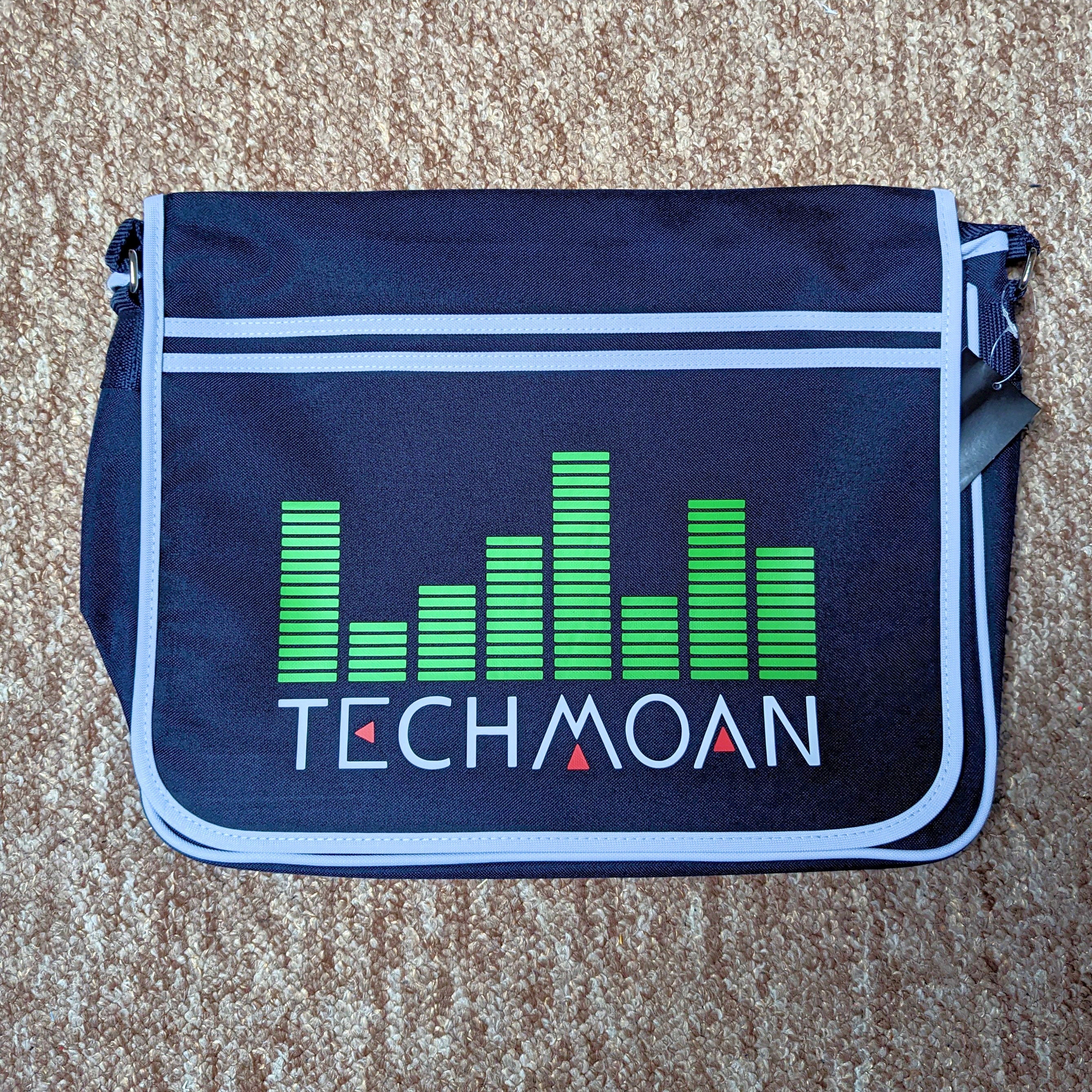 Techmoan Clock Techmoan Graphic Equalizer Logo Navy Blue Shoulder Bag - Etsy
