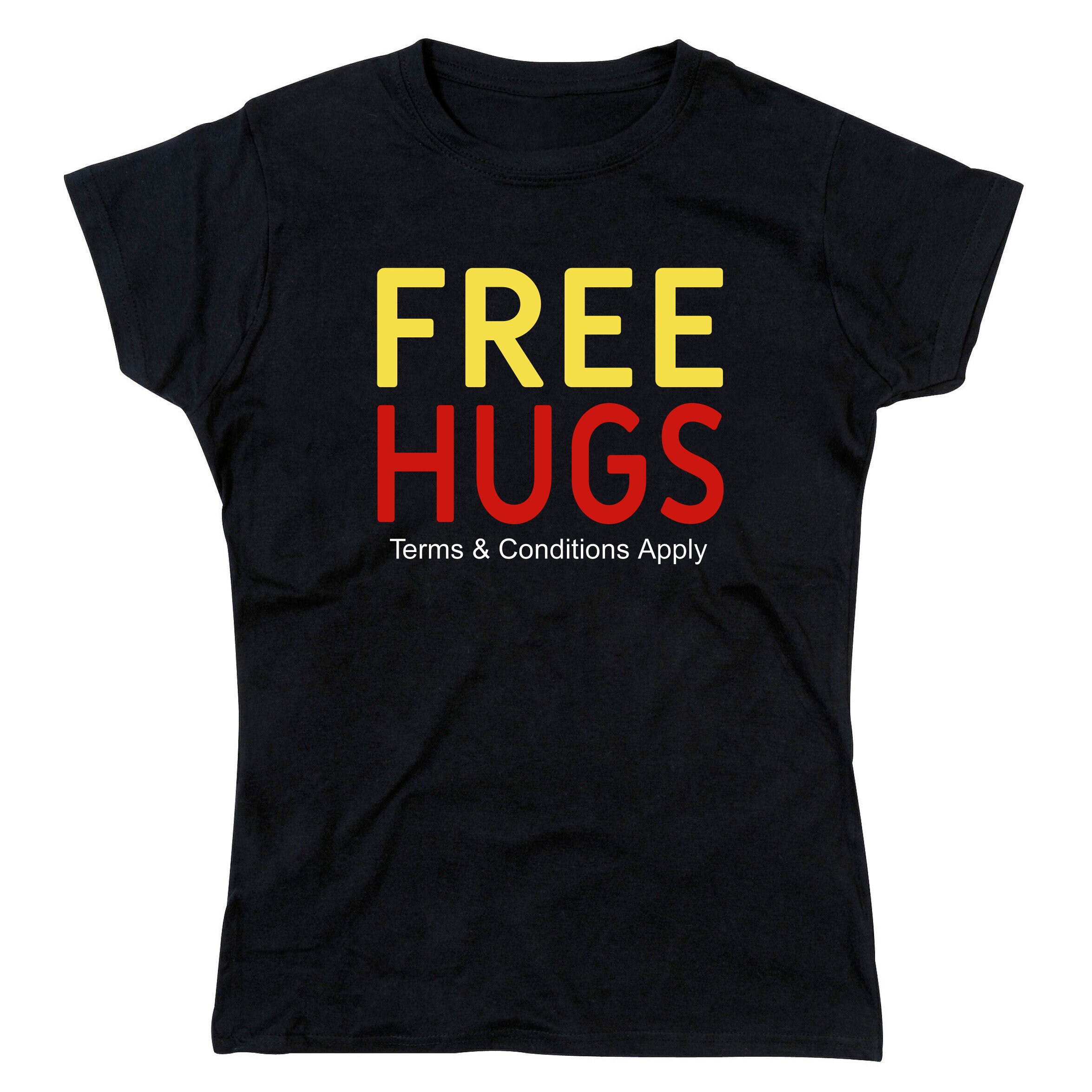 Ladies FREE HUGS Terms and Conditions Apply T shirt Etsy
