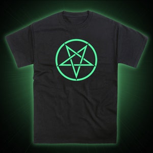 Pentagram Inverted Glow in the Dark T-shirt