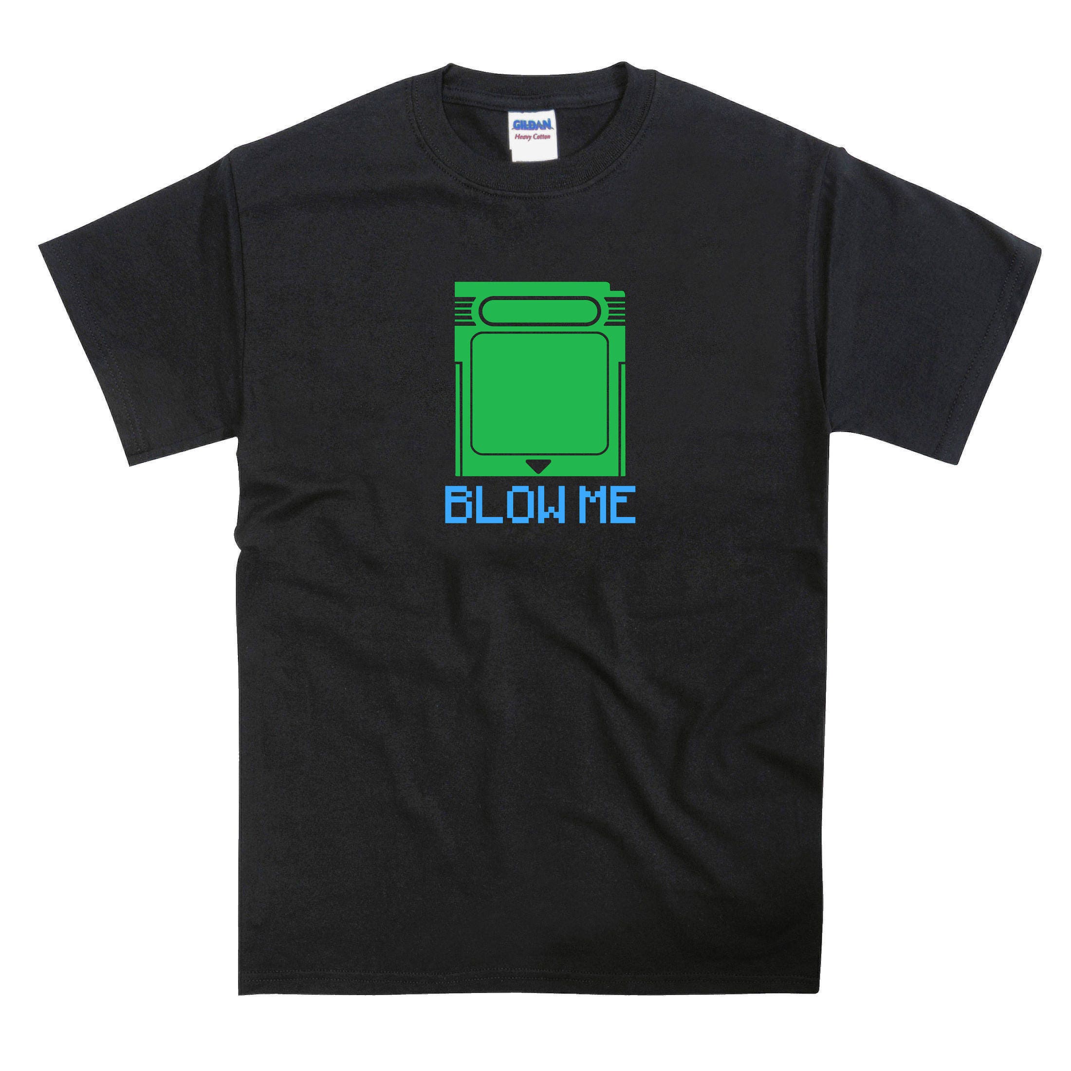 Image of Blow Me Gameboy Game Cartridge T-Shirt