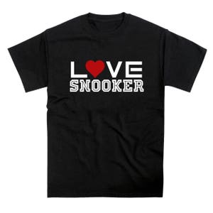 Love Snooker Tshirt